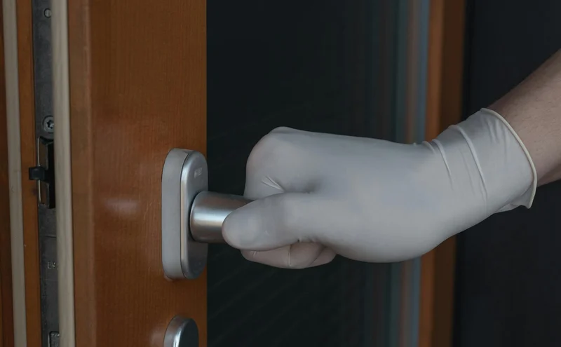 Geöffnete Haustür nach Notöffnung in Loxstedt